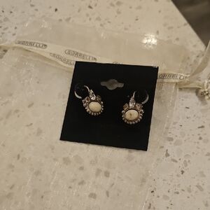 Sorrelli Petite Oval Semi Precious Frwnch WireEarrings~ NWT